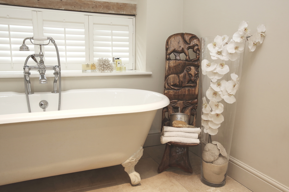 Orchid in Bathroom